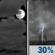 Tonight: Mostly Cloudy then Slight Chance Showers And Thunderstorms